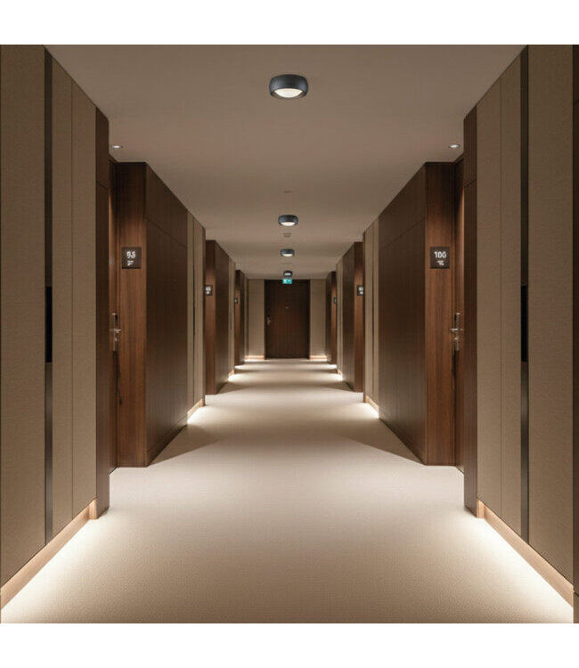Artdelight Artdelight LED-Design-Deckenleuchte Montana - Schwarz