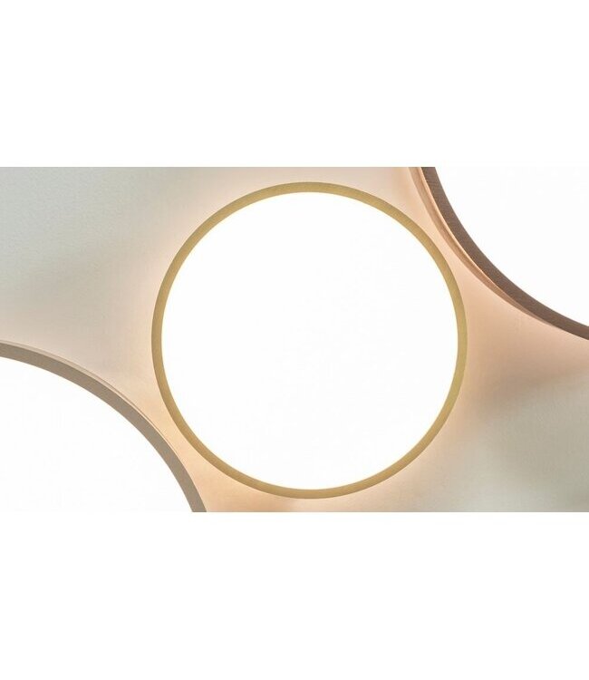 Artdelight Artdelight Stilvolle LED-Deckenleuchte Chicago 250 - Dunkelbronze