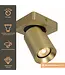 Artdelight Industrieller Deckenstrahler Megano 1L - Gold