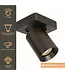 Artdelight Industrieller Deckenstrahler Megano 1L - Gun Metal