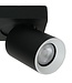 Artdelight Industrieller Deckenstrahler Megano 1L - Schwarz