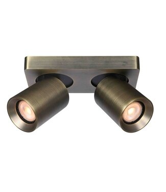 Artdelight Deckenstrahler Megano 2L - Antikbronze