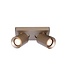 Artdelight Industrieller Deckenstrahler Megano 2L - Champagner