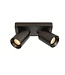 Artdelight Industrieller Deckenstrahler Megano 2L - Gun Metal