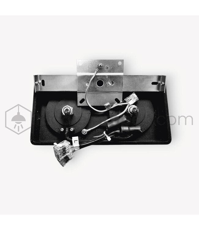 Artdelight Industrieller Deckenstrahler Megano 2L - Gun Metal