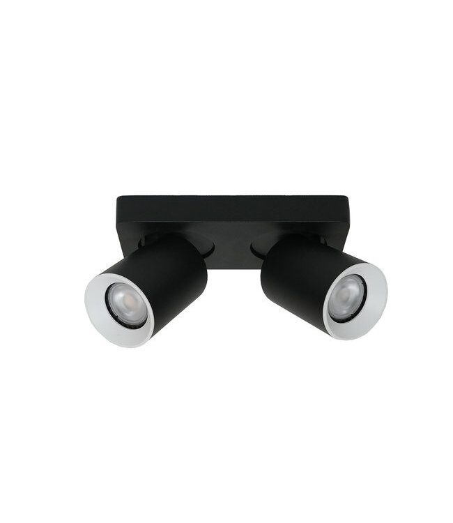 Artdelight Industrieller Deckenstrahler Megano 2L - Schwarz