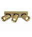 Artdelight Industrieller Deckenstrahler Megano 3L - Gold