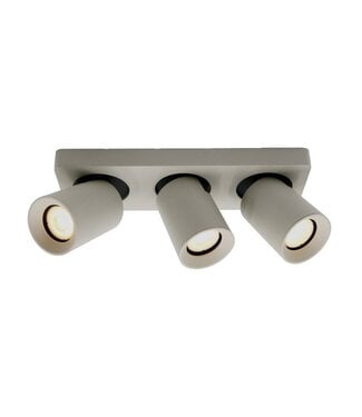 Artdelight Deckenstrahler Megano 3L - Seidengrau
