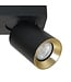 Artdelight Industrieller Deckenstrahler Megano 4L - Schwarz