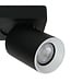 Artdelight Industrieller Deckenstrahler Megano 4L - Schwarz