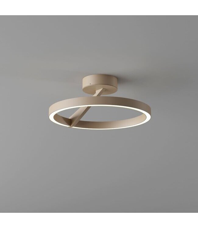 Artdelight Artdelight Runde LED-Deckenleuchte Oregon - Champagner