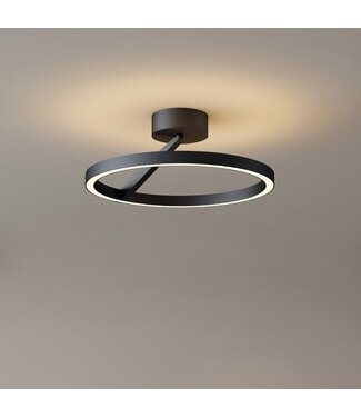 Artdelight LED-Deckenleuchte Oregon - Schwarz