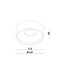 Artdelight Artdelight Moderne LED-Deckenleuchte Oran - Champagner