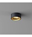 Artdelight Artdelight Moderne LED-Deckenleuchte Oran - Schwarz/Mattgold