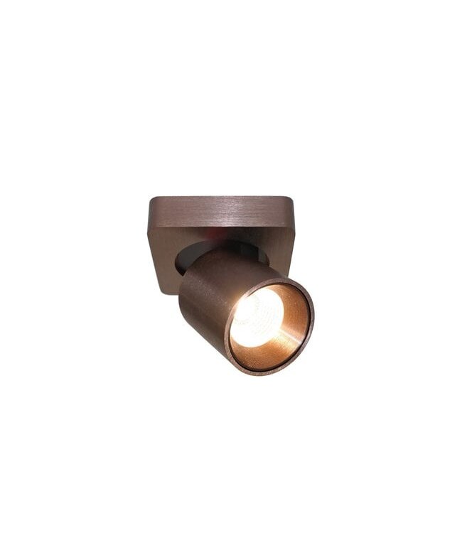 Artdelight Moderner 1-flammiger LED-Deckenstrahler Laguna - Dunkelbronze