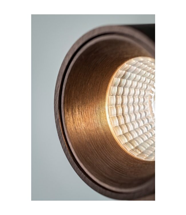 Artdelight Moderner 1-flammiger LED-Deckenstrahler Laguna - Dunkelbronze