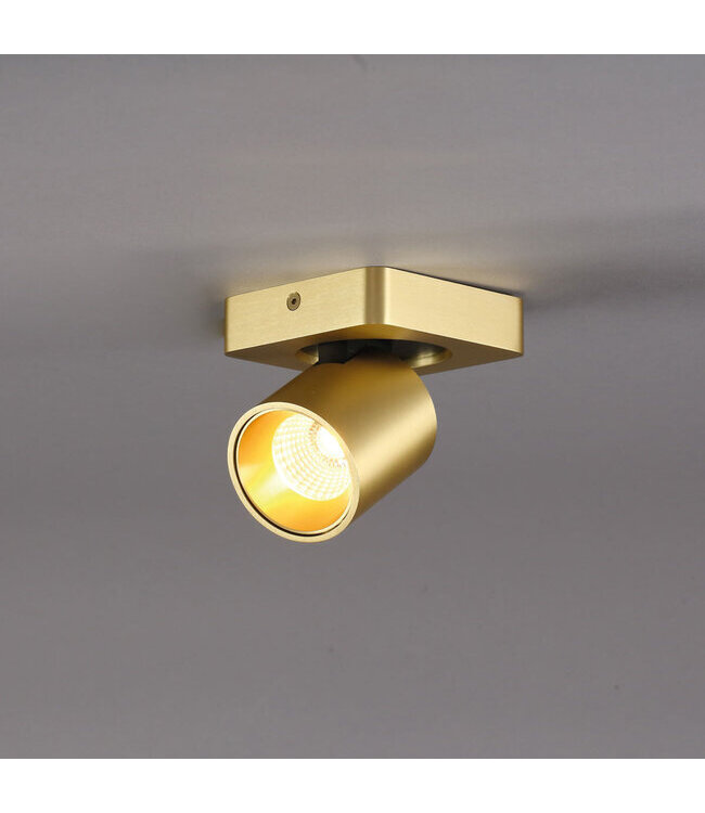 Artdelight Moderner 1-flammiger LED-Deckenstrahler Laguna - Gold