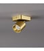 Artdelight Moderner 1-flammiger LED-Deckenstrahler Laguna - Gold