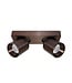 Artdelight Moderner 2-flammiger LED-Deckenstrahler Laguna - Dunkelbronze