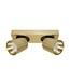 Artdelight Moderner 2-flammiger LED-Deckenstrahler Laguna - Gold