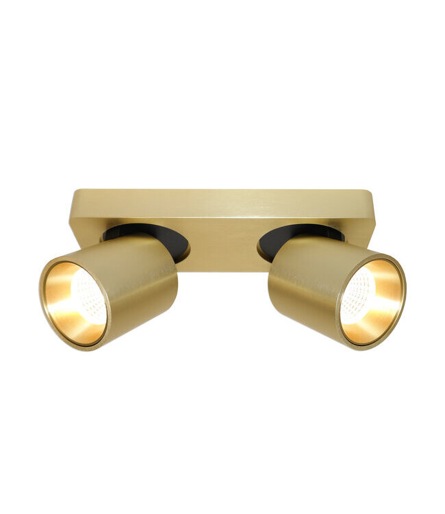 Artdelight Moderner 2-flammiger LED-Deckenstrahler Laguna - Gold