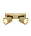 Artdelight Moderner 2-flammiger LED-Deckenstrahler Laguna - Gold