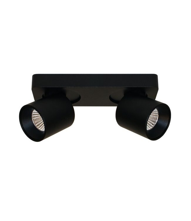 Artdelight Moderner 2-flammiger LED-Deckenstrahler Laguna - Schwarz