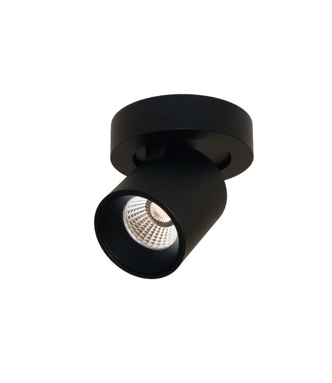 Artdelight Moderner runder 1-flammiger LED-Deckenstrahler Laguna - Schwarz