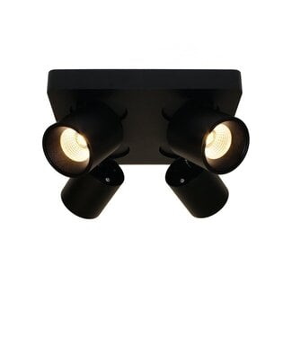 Artdelight LED-Deckenstrahler Laguna 4L - Schwarz