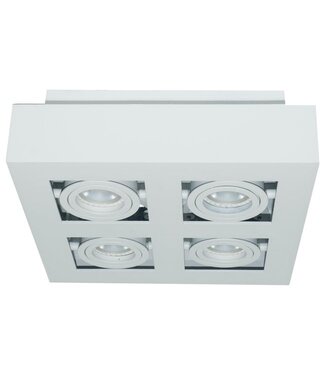 Artdelight Deckenstrahler Bosco 4L - Weiß
