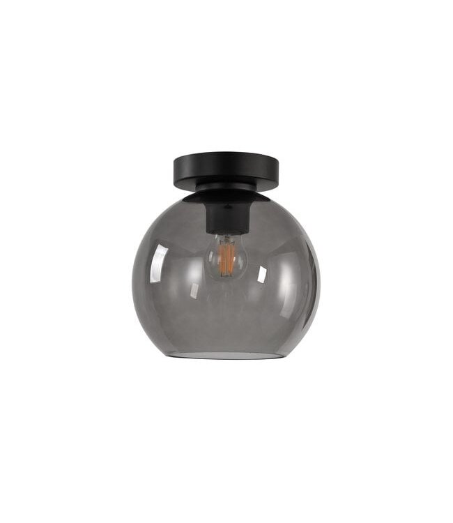 Artdelight Glas-Deckenleuchte Marino 20 cm - Rauchgrau