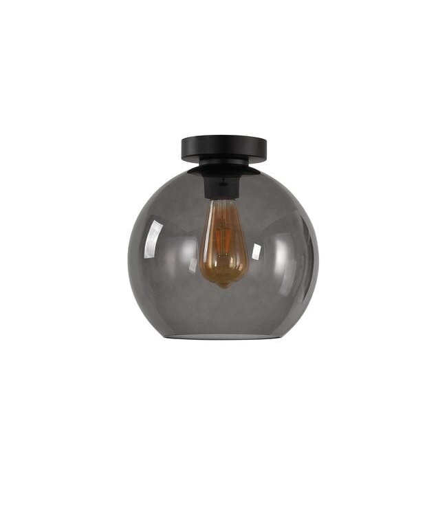 Artdelight Glas-Deckenleuchte Marino 25 cm - Rauchgrau