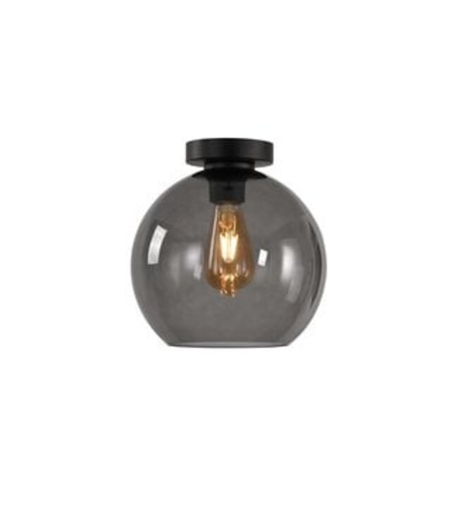 Artdelight Artdelight Glas-Deckenleuchte Marino 25 cm - Rauchgrau
