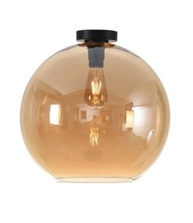 Artdelight Artdelight Glas-Deckenleuchte Marino 40 cm - Bernstein