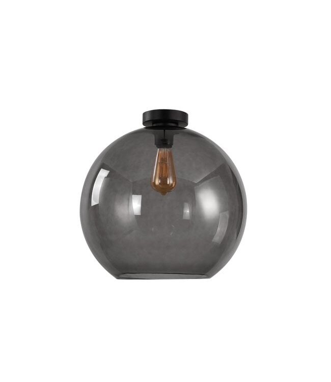 Artdelight Glas-Deckenleuchte Marino 40 cm - Rauchgrau