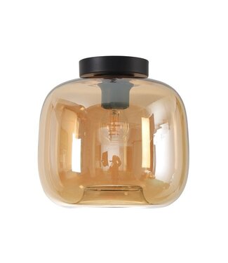 Artdelight Deckenleuchte Preston 24 cm - Bernstein