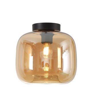 Artdelight Deckenleuchte Preston 24 cm - Bernstein