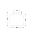 Artdelight Artdelight Glas-Deckenleuchte Preston 24 cm - Bernstein