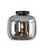 Artdelight Artdelight Glas-Deckenleuchte Preston 24 cm - Titanglas