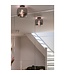 Artdelight Artdelight Glas-Deckenleuchte Preston 24 cm - Titanglas