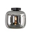 Artdelight Artdelight Glas-Deckenleuchte Preston 24 cm - Titanglas