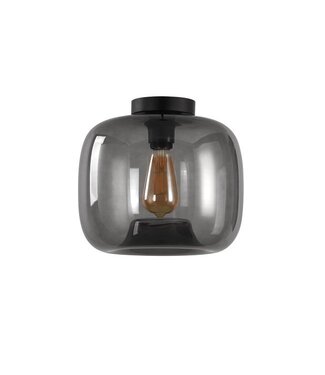 Artdelight Deckenleuchte Preston 28 cm - Rauchgrau
