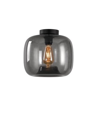 Artdelight Deckenleuchte Preston 28 cm - Rauchgrau