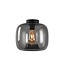 Artdelight Artdelight Glas-Deckenleuchte Preston 28 cm - Rauchgrau