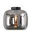 Artdelight Artdelight Glas-Deckenleuchte Preston 28 cm - Titanglas