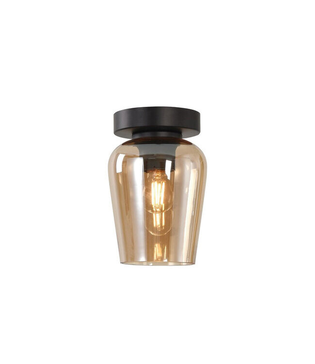 Artdelight Artdelight Glas-Deckenleuchte Tombo 12,5 cm - Bernstein
