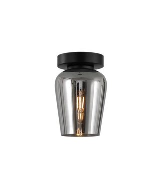 Artdelight Deckenleuchte Tombo 12,5 cm - Titanglas
