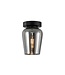Artdelight Artdelight Glas-Deckenleuchte Tombo 12,5 cm - Titanglas