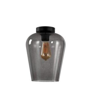 Artdelight Deckenleuchte Tombo 23 cm - Rauchgrau