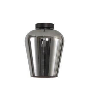 Artdelight Deckenleuchte Tombo 23 cm - Titanglas